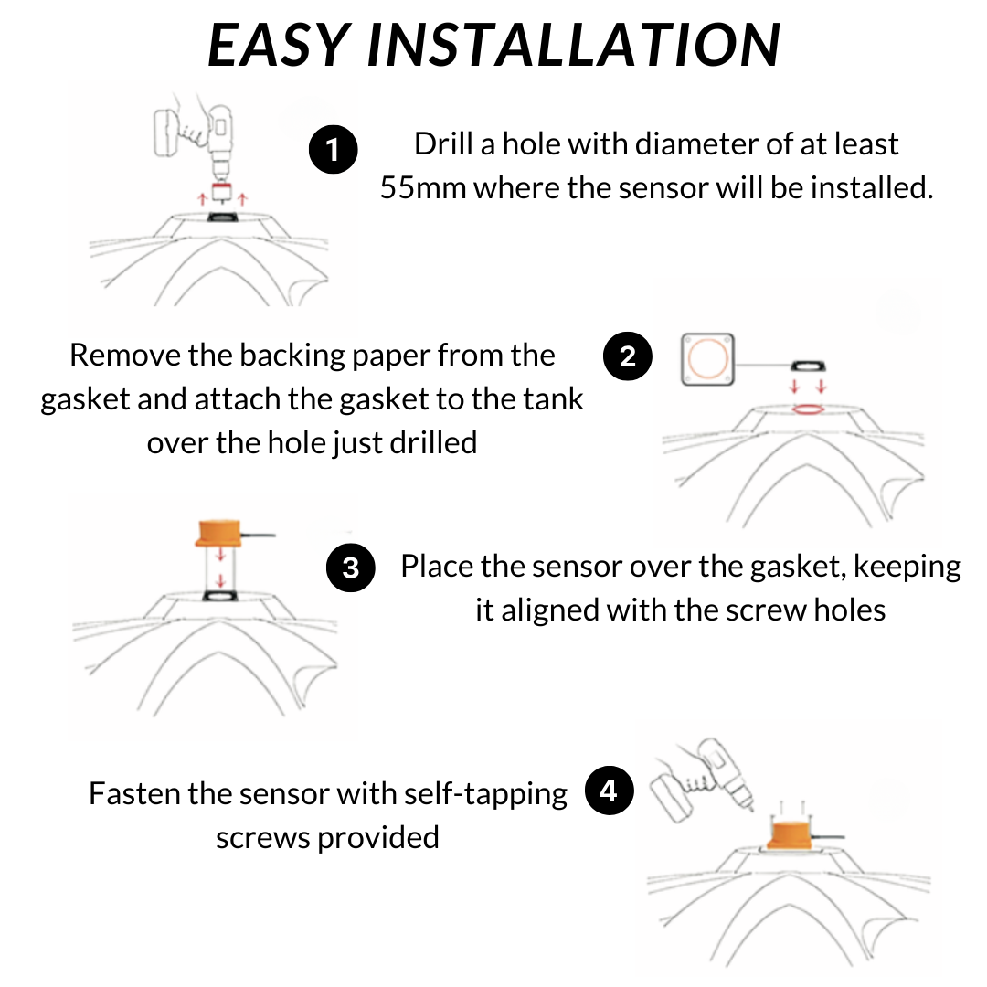 Solar Powered Wi-Fi Water Tank Level Sensor