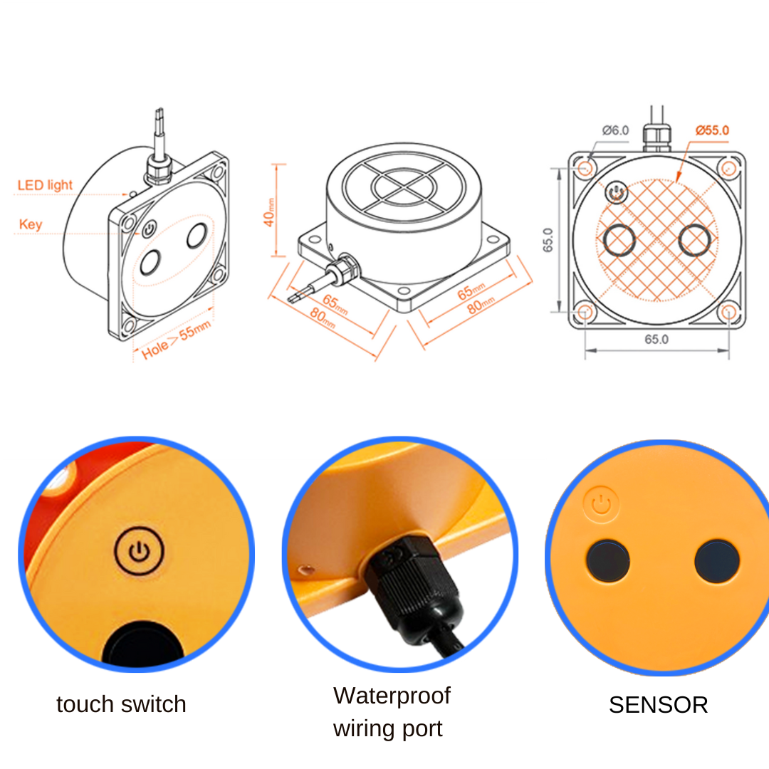 Solar Powered Wi-Fi Water Tank Level Sensor